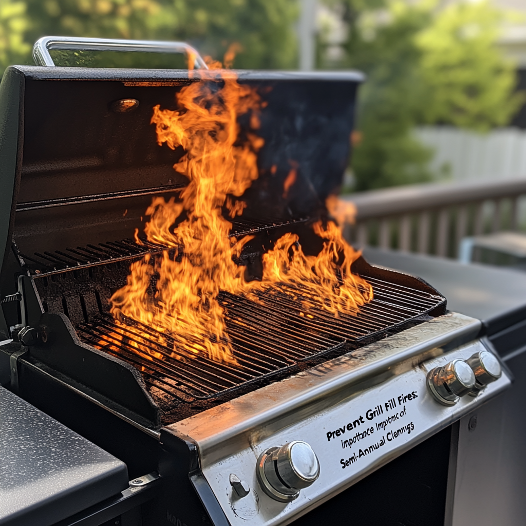 Prevent Grill Fires: The Importance of Semi-Annual Cleanings